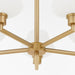 Quorum - 6221-5-80 - Five Light Chandelier - Cassini - Aged Brass