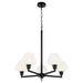 Quorum - 6221-5-59 - Five Light Chandelier - Cassini - Matte Black