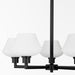 Quorum - 6221-5-59 - Five Light Chandelier - Cassini - Matte Black