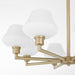 Quorum - 6221-8-80 - Eight Light Chandelier - Cassini - Aged Brass