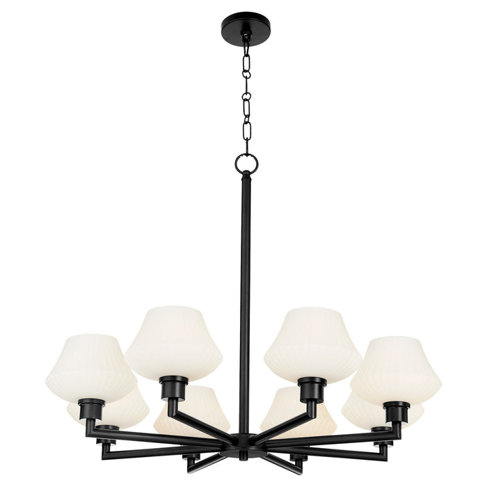 Quorum - 6221-8-59 - Eight Light Chandelier - Cassini - Matte Black