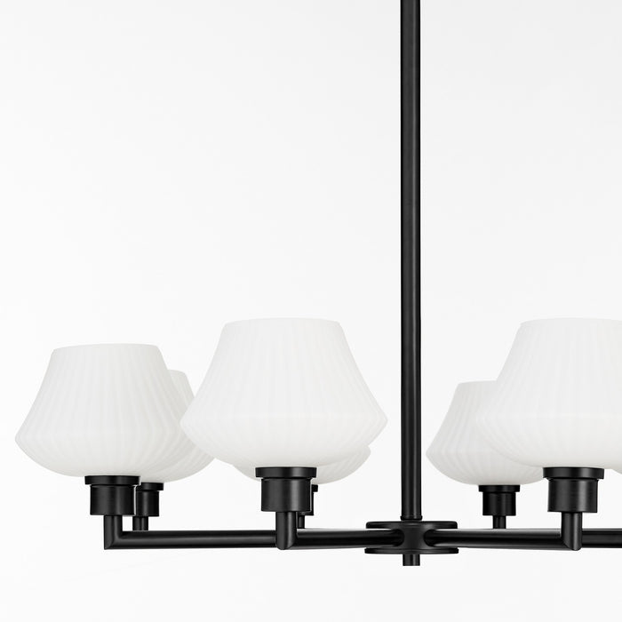Quorum - 6221-8-59 - Eight Light Chandelier - Cassini - Matte Black