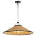 Quorum - 830-3-59 - Three Light Pendant - Cona - Matte Black