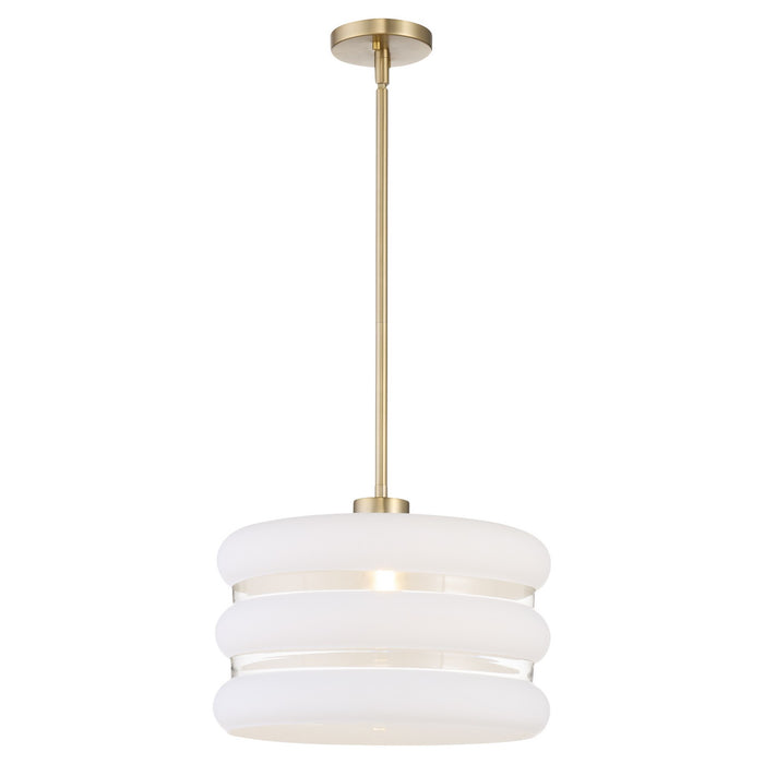 Quorum - 806-80 - One Light Pendant - Gillis - Aged Brass