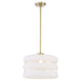 Quorum - 806-80 - One Light Pendant - Gillis - Aged Brass