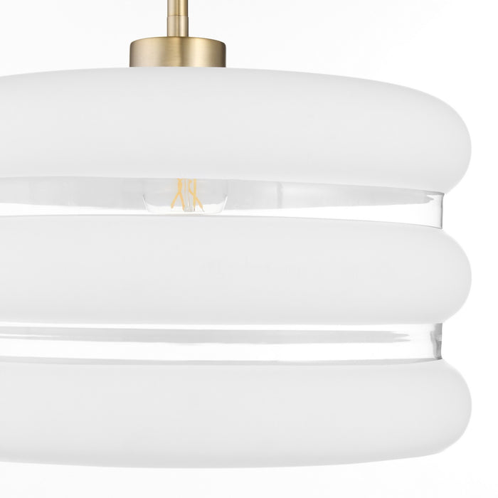 Quorum - 806-80 - One Light Pendant - Gillis - Aged Brass