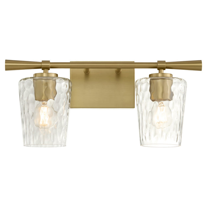Quorum - 5204-2-80 - Two Light Vanity - Goodwin - Aged Brass
