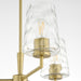Quorum - 6204-3-80 - Three Light Chandelier - Goodwin - Aged Brass