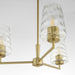Quorum - 6204-3-80 - Three Light Chandelier - Goodwin - Aged Brass