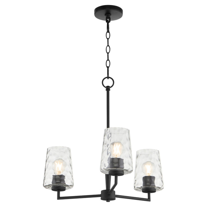 Quorum - 6204-3-59 - Three Light Chandelier - Goodwin - Matte Black