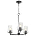Quorum - 6204-3-59 - Three Light Chandelier - Goodwin - Matte Black