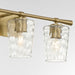 Quorum - 5204-3-80 - Three Light Vanity - Goodwin - Aged Brass