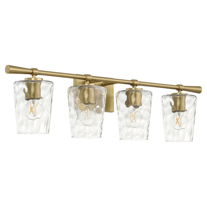 Quorum - 5204-4-80 - Four Light Vanity - Goodwin - Aged Brass