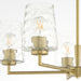 Quorum - 6204-5-80 - Five Light Chandelier - Goodwin - Aged Brass