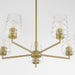 Quorum - 6204-5-80 - Five Light Chandelier - Goodwin - Aged Brass