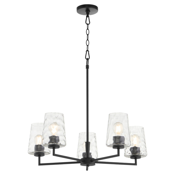 Quorum - 6204-5-59 - Five Light Chandelier - Goodwin - Matte Black