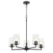 Quorum - 6204-5-59 - Five Light Chandelier - Goodwin - Matte Black