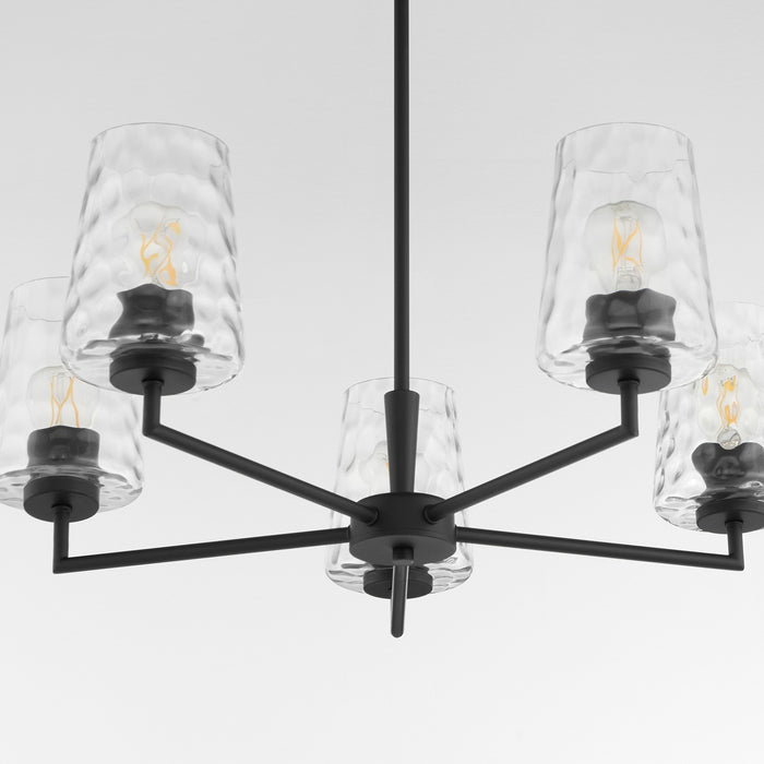 Quorum - 6204-5-59 - Five Light Chandelier - Goodwin - Matte Black