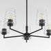Quorum - 6204-5-59 - Five Light Chandelier - Goodwin - Matte Black