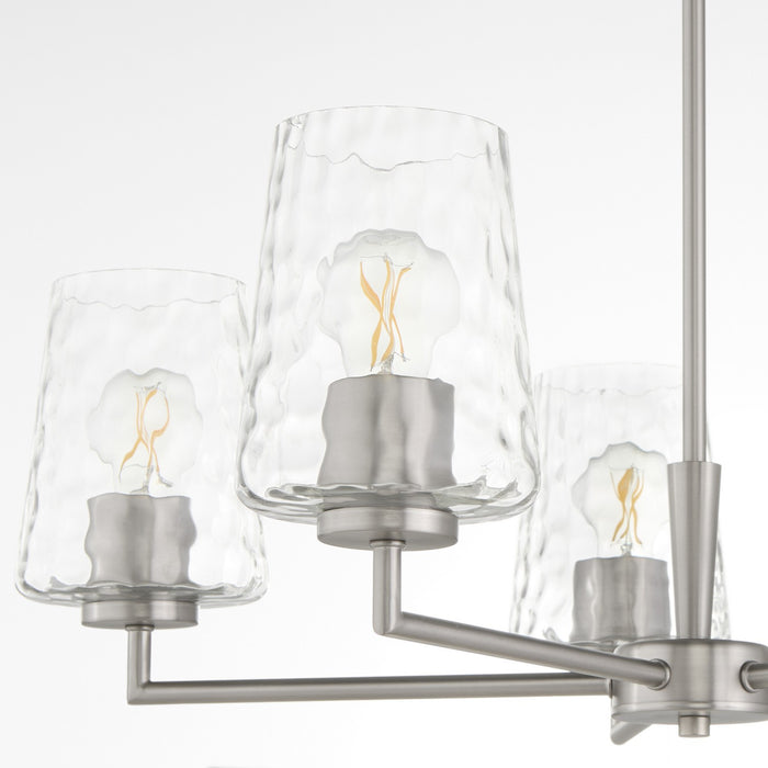 Quorum - 6204-5-65 - Five Light Chandelier - Goodwin - Satin Nickel