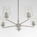 Quorum - 6204-5-65 - Five Light Chandelier - Goodwin - Satin Nickel