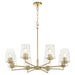 Quorum - 6204-8-80 - Eight Light Chandelier - Goodwin - Aged Brass