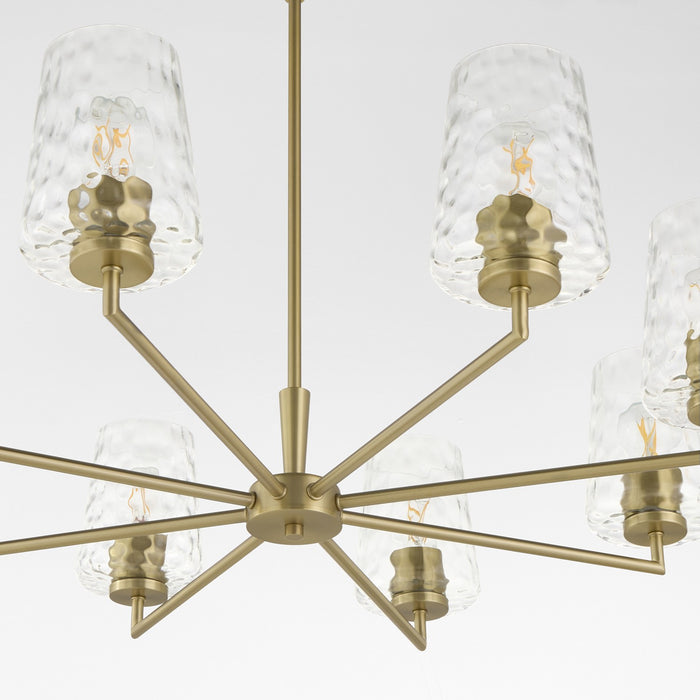 Quorum - 6204-8-80 - Eight Light Chandelier - Goodwin - Aged Brass
