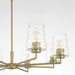 Quorum - 6204-8-80 - Eight Light Chandelier - Goodwin - Aged Brass
