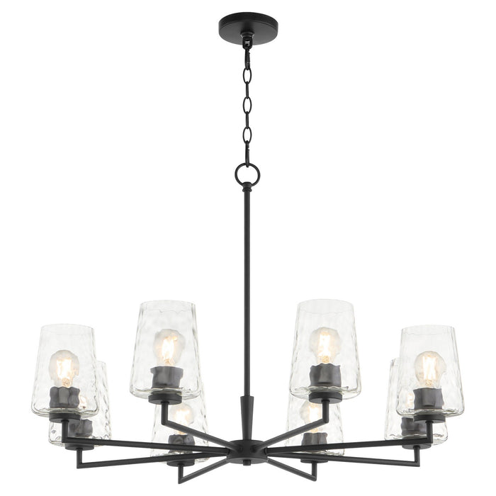 Quorum - 6204-8-59 - Eight Light Chandelier - Goodwin - Matte Black