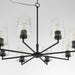 Quorum - 6204-8-59 - Eight Light Chandelier - Goodwin - Matte Black