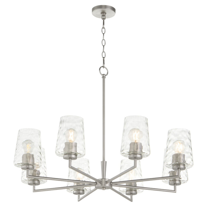 Quorum - 6204-8-65 - Eight Light Chandelier - Goodwin - Satin Nickel