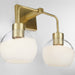 Quorum - 532-2-180 - Two Light Vanity - Lacy - Aged Brass