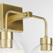 Quorum - 532-2-180 - Two Light Vanity - Lacy - Aged Brass