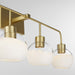Quorum - 532-4-180 - Four Light Vanity - Lacy - Aged Brass