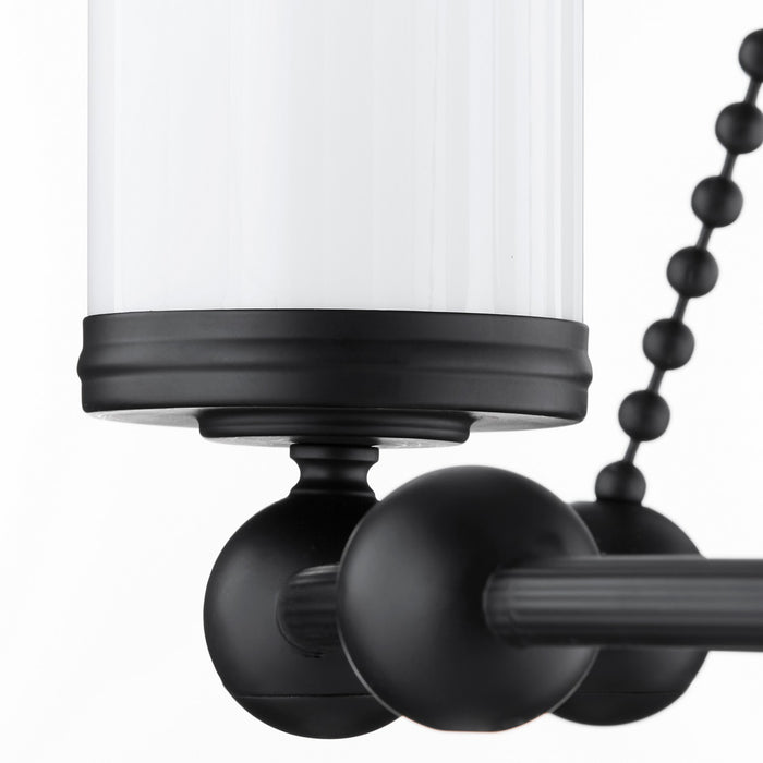 Quorum - 667-6-59 - Six Light Chandelier - Lee Boulevard - Matte Black