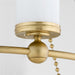Quorum - 667-8-80 - Eight Light Chandelier - Lee Boulevard - Aged Brass