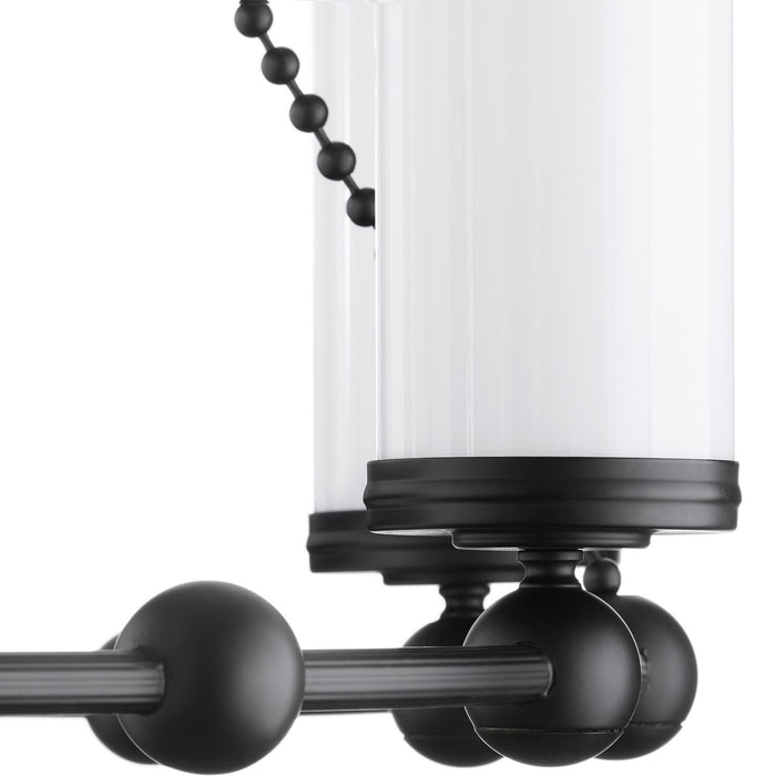 Quorum - 667-8-59 - Eight Light Chandelier - Lee Boulevard - Matte Black