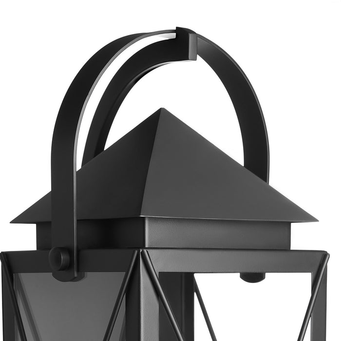 Quorum - 73-25-59 - Three Light Lantern - Mystic - Matte Black