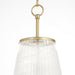 Quorum - 8238-11-80 - One Light Pendant - Providence - Aged Brass