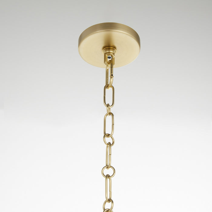Quorum - 8238-11-80 - One Light Pendant - Providence - Aged Brass