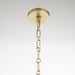Quorum - 8238-11-80 - One Light Pendant - Providence - Aged Brass