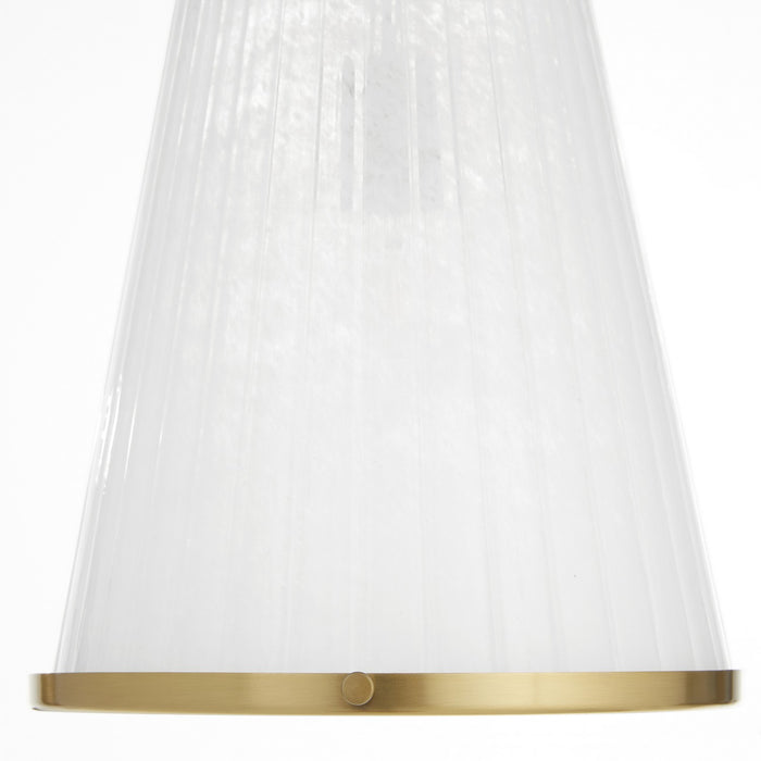 Quorum - 8238-11-80 - One Light Pendant - Providence - Aged Brass