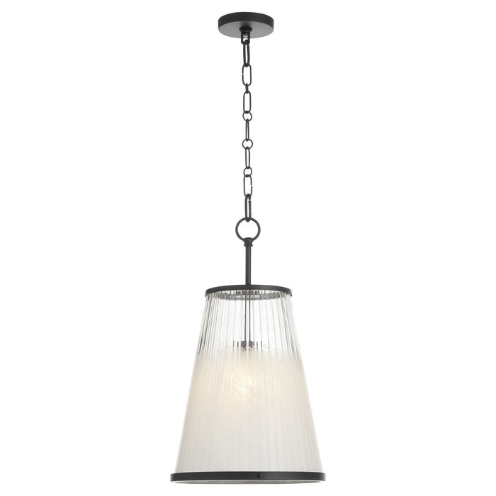 Quorum - 8238-11-59 - One Light Pendant - Providence - Matte Black