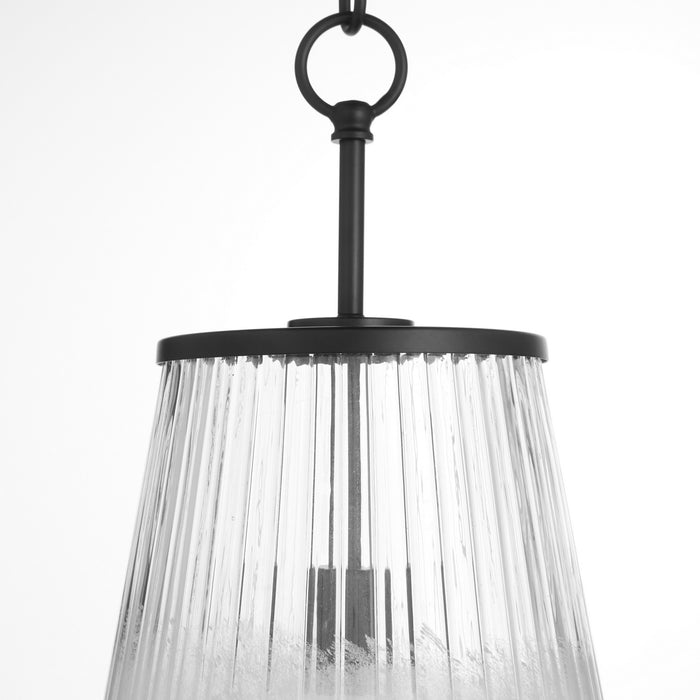 Quorum - 8238-11-59 - One Light Pendant - Providence - Matte Black