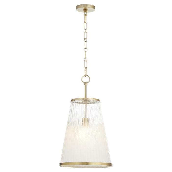 Quorum - 8238-13-80 - One Light Pendant - Providence - Aged Brass