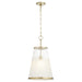 Quorum - 8238-13-80 - One Light Pendant - Providence - Aged Brass