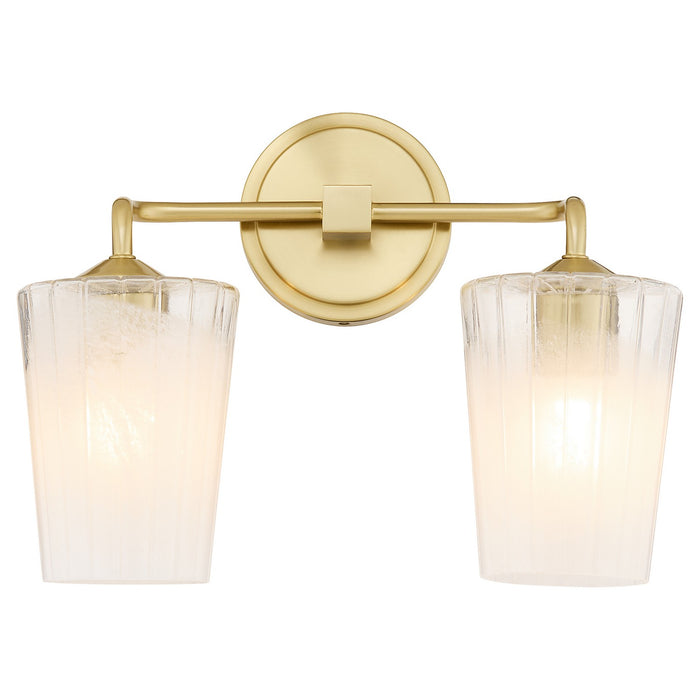 Quorum - 5238-2-80 - Two Light Vanity - Providence - Aged Brass