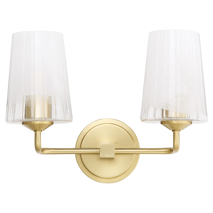 Quorum - 5238-2-80 - Two Light Vanity - Providence - Aged Brass
