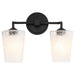 Quorum - 5238-2-59 - Two Light Vanity - Providence - Matte Black
