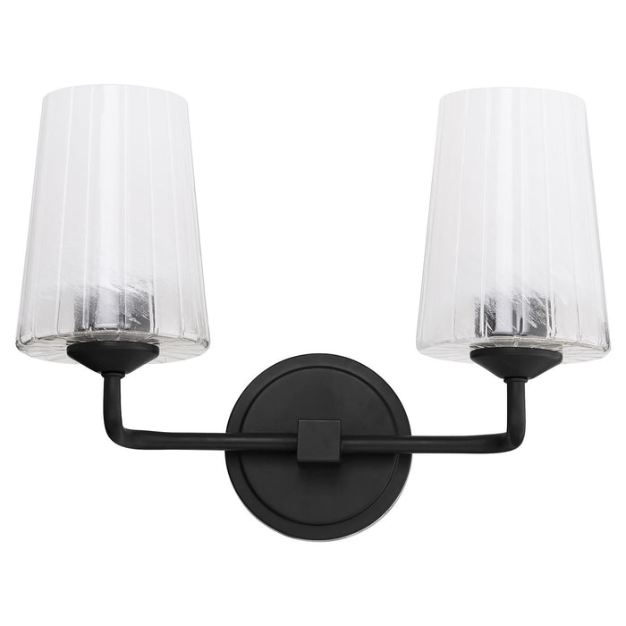 Quorum - 5238-2-59 - Two Light Vanity - Providence - Matte Black